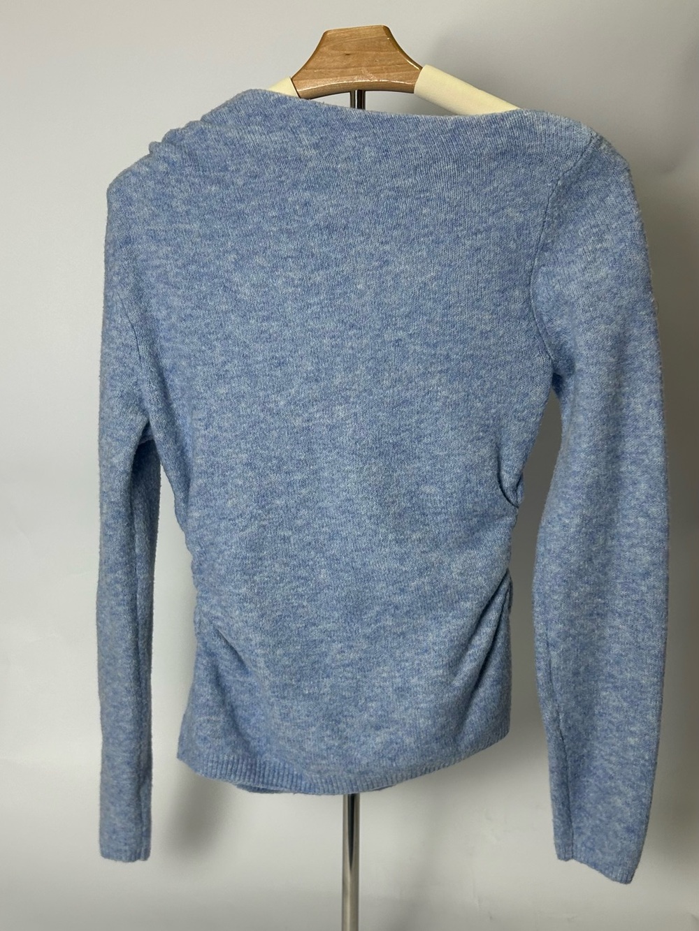 Abercrombie & Fitch Heather Sky Blue Knit Sweater